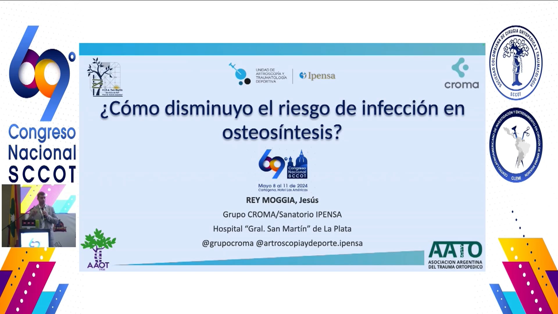 Cómo disminuyo el riesgo de infección en osteosíntesis