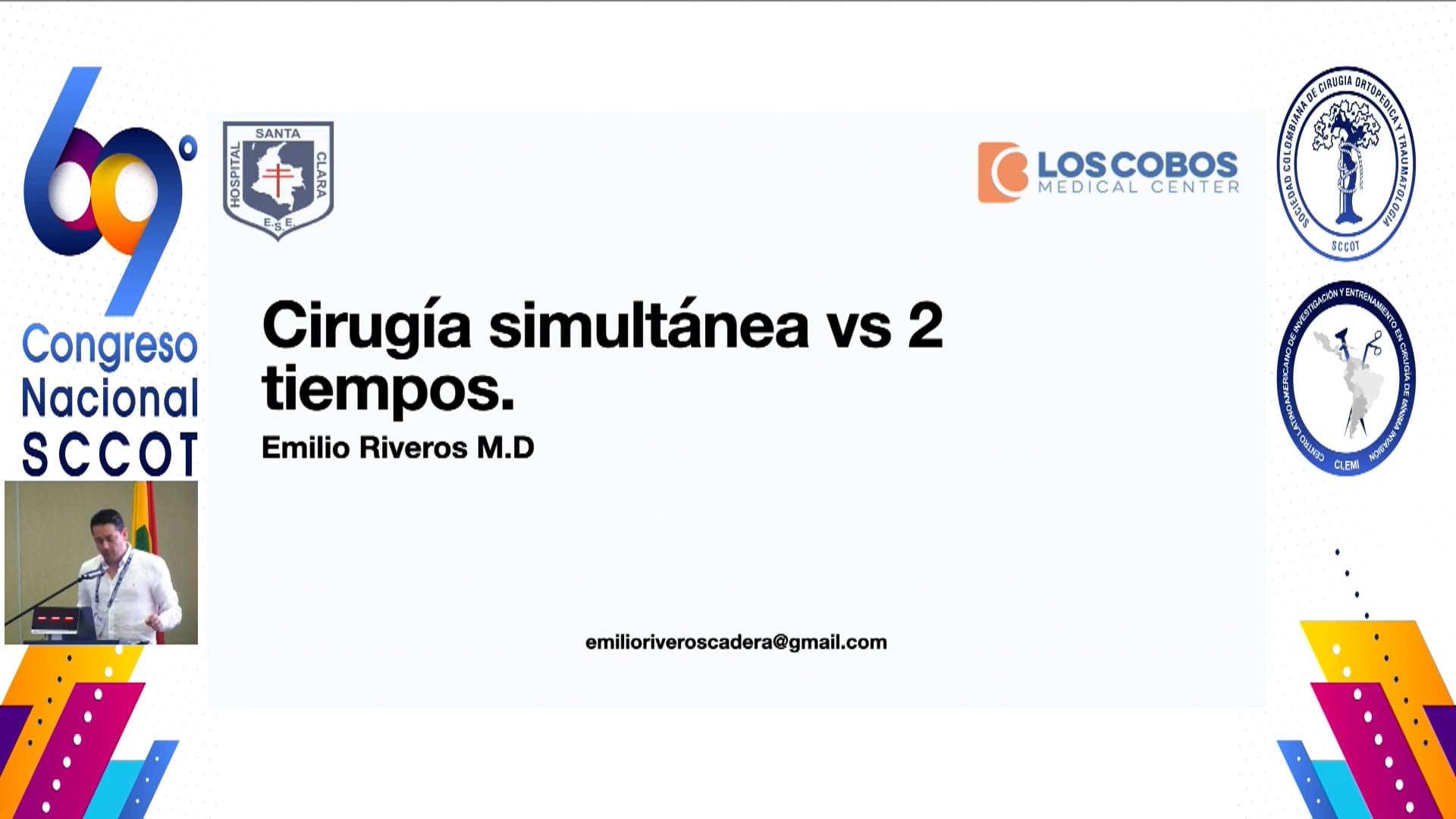 Cirugía simultanea vs 2 tiempos