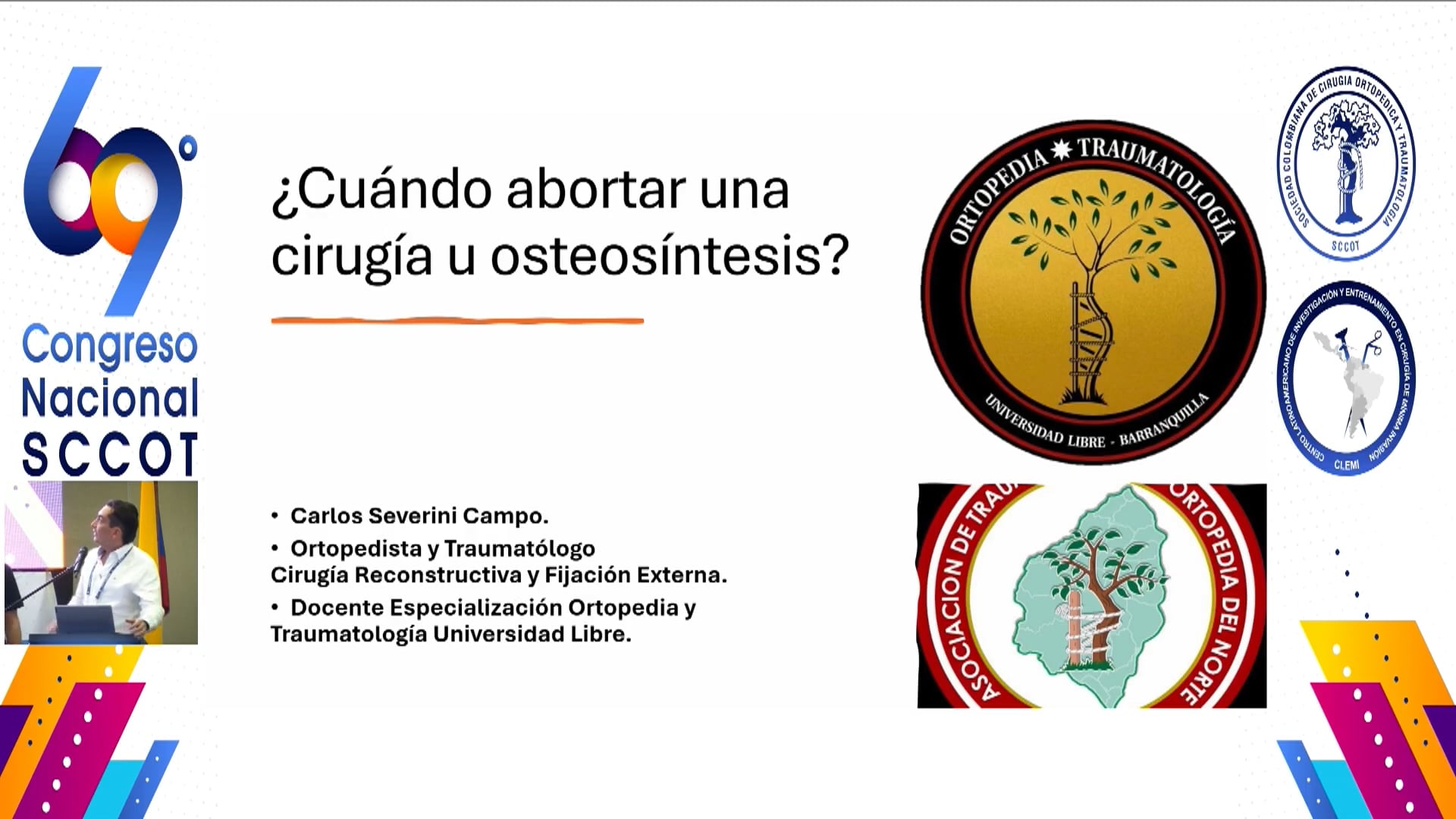 Cuándo abortar una cirugía u osteosíntesis